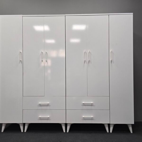 SİTİL WHITE 6 KAPAKLI DOLAP