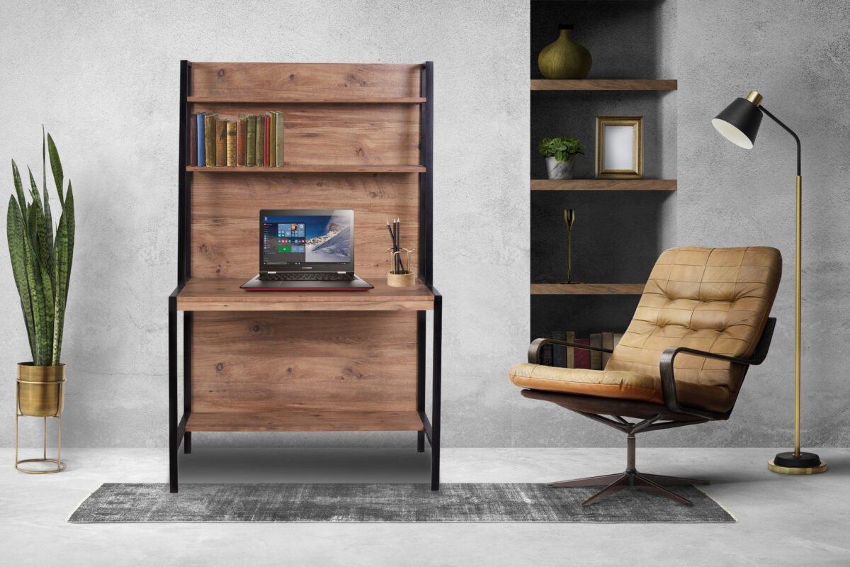 ATLANTIC ÇAM KÜTÜPHANELİ ÇALIŞMA MASASI - Görsel 2