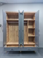 MEGA 4 KAPAKLI ANTRASİT GARDIROP - Görsel 4