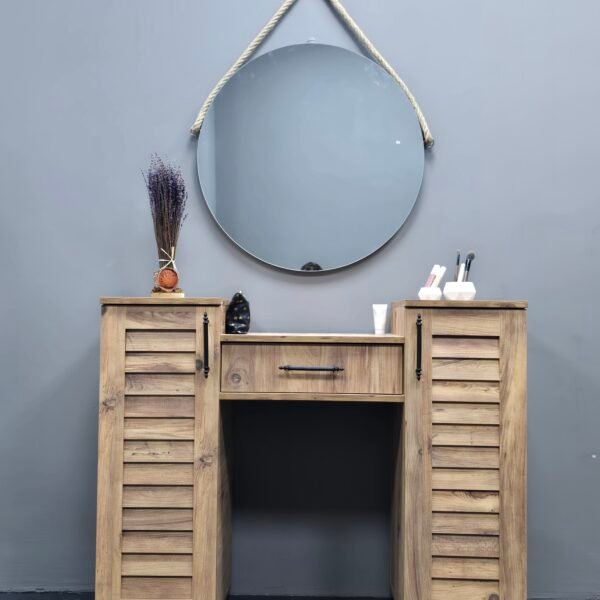 PANJURLU ÇAM MAKYAJ MASASI