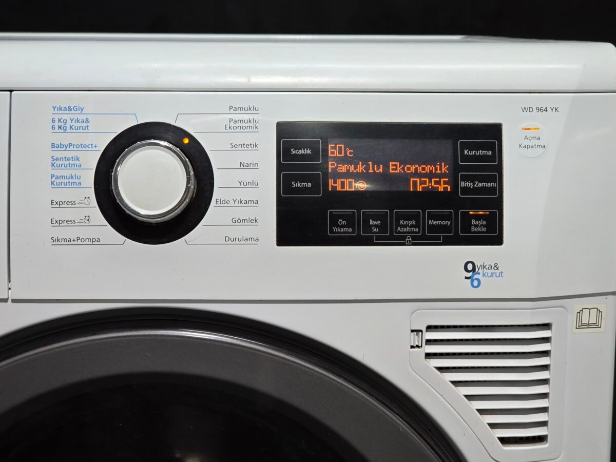 BEKO A+++ 9 KG YIKAMA / 6 KG KURUTMA ÇAMAŞIR MAKİNESİ - Görsel 2