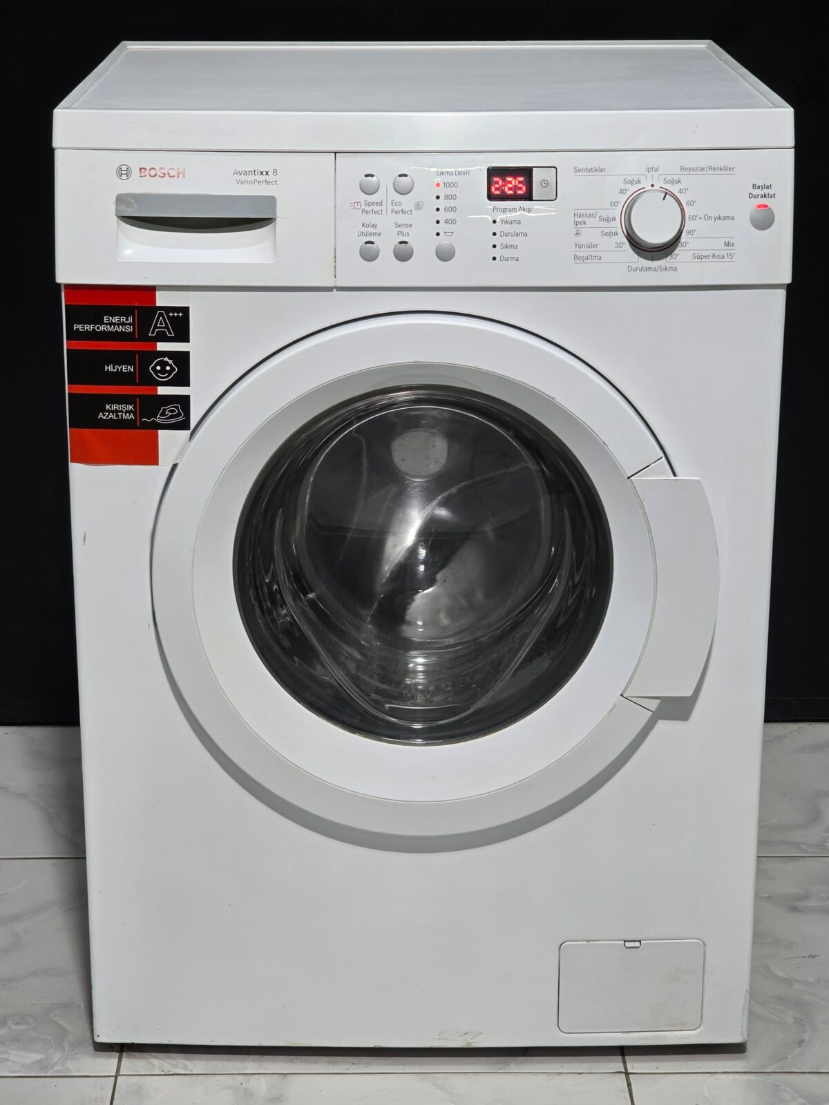 BOSCH AVANTIXX A+++ 8 KG 1000 DEVİR - Görsel 1