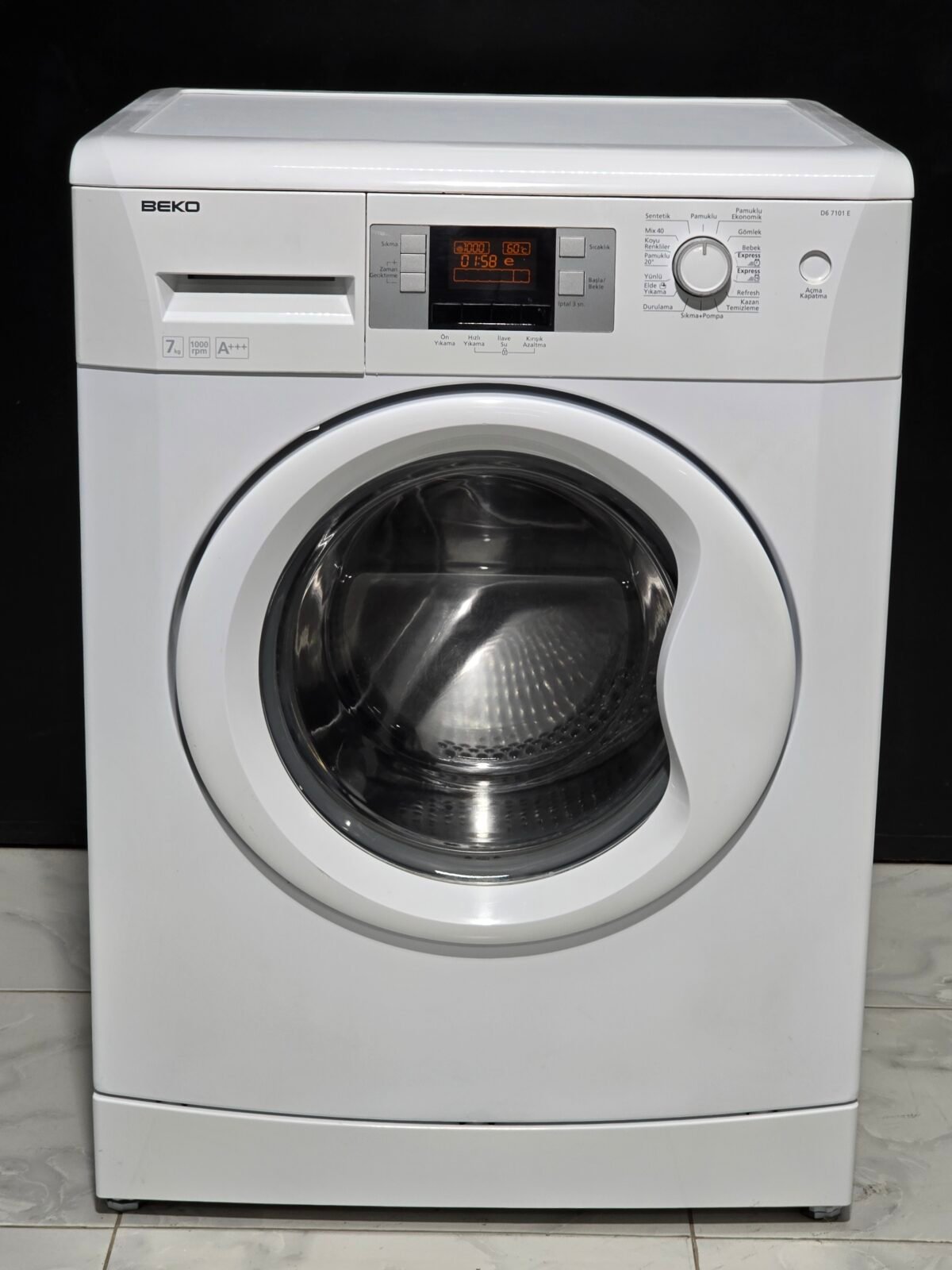 BEKO A+++ 7 KG 1000 DEVİR - Görsel 1