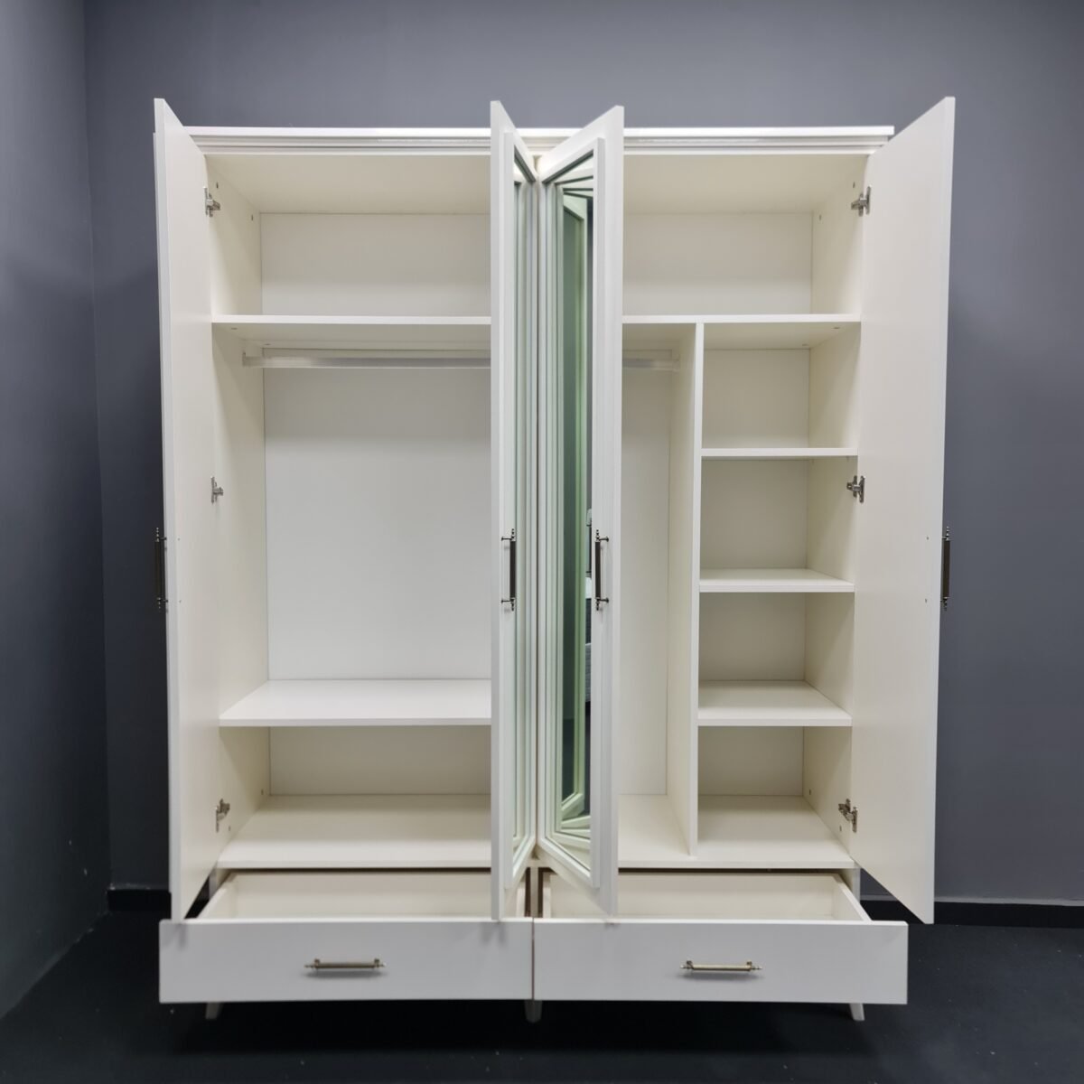 MEGA 4 KAPAKLI AYTAŞI GARDROP - Görsel 2