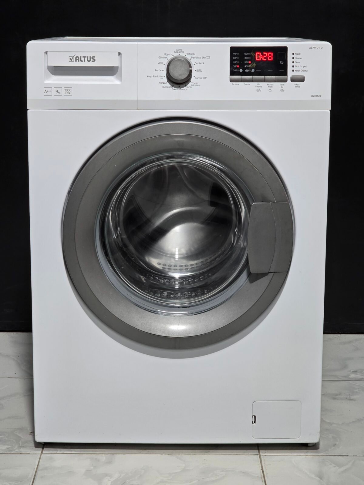 ALTUS A+++ 9 KG 1000 DEVİR - Görsel 1