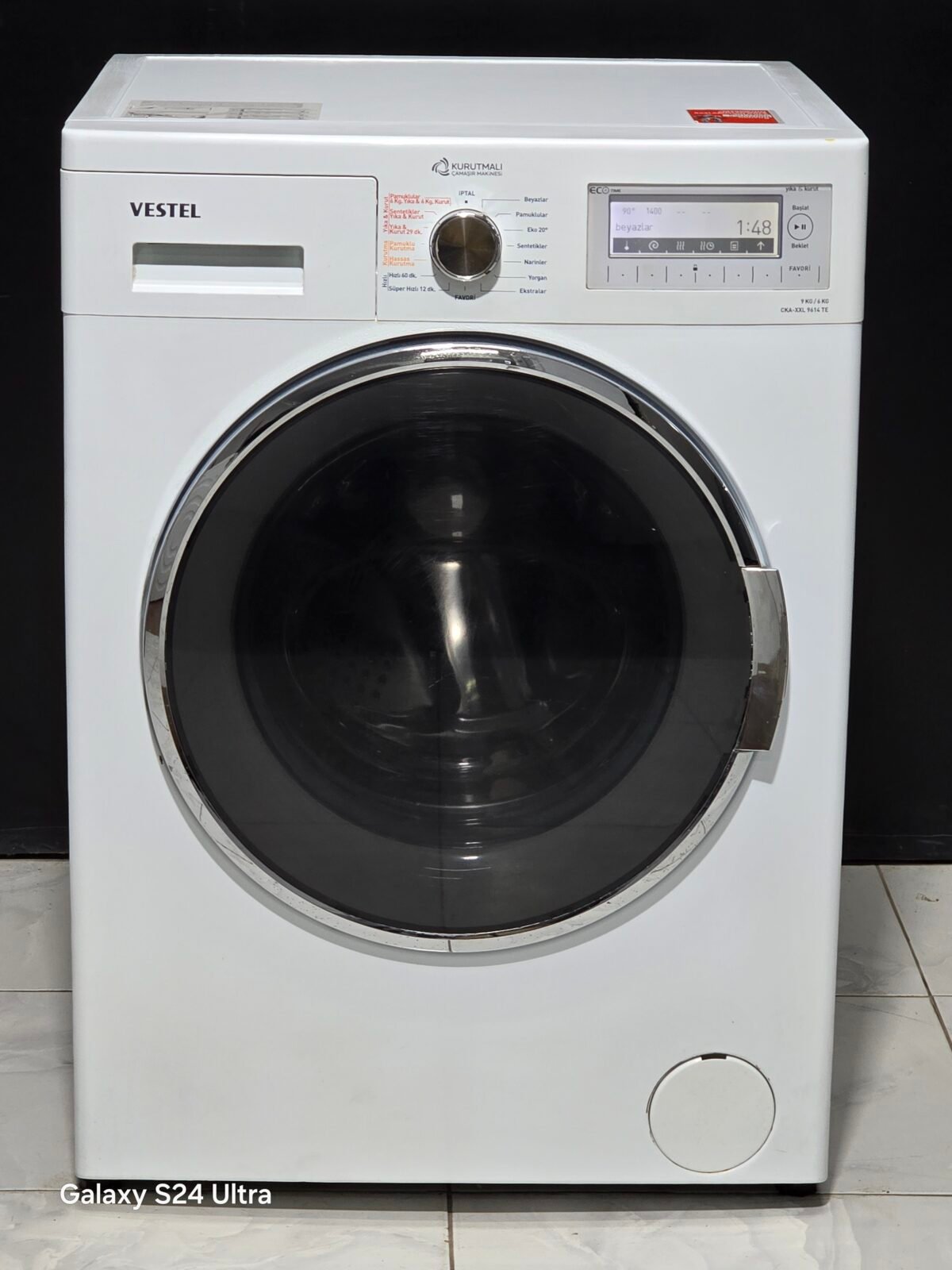 VESTEL A++ 9 KG 1400 DEVİR, 6 KG KURUTMA - Görsel 1