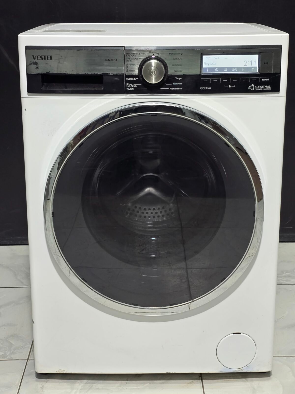 VESTEL A+++ 9 KG 1400 DEVİR-6 KG KURUTMA - Görsel 1