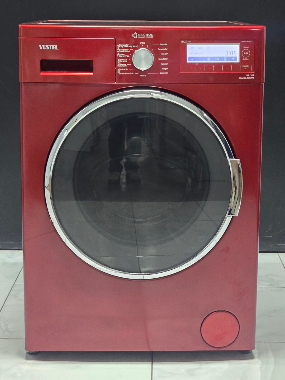 VESTEL A+++ BORDO 9 KG 1400 DEVİR, 6 KG KURUTMA - Görsel 1