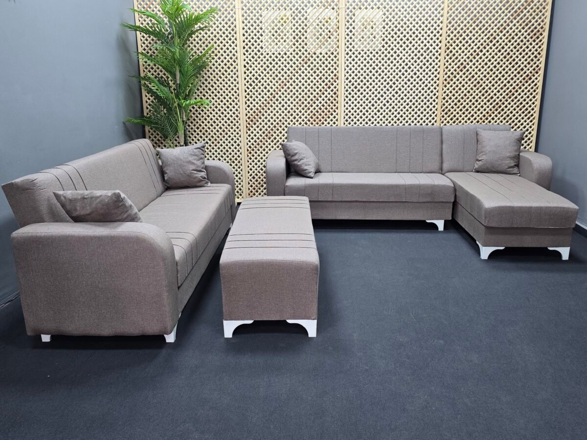 ZEYNEP KAHVERENGİ KÖŞE+KANEPE - Görsel 2