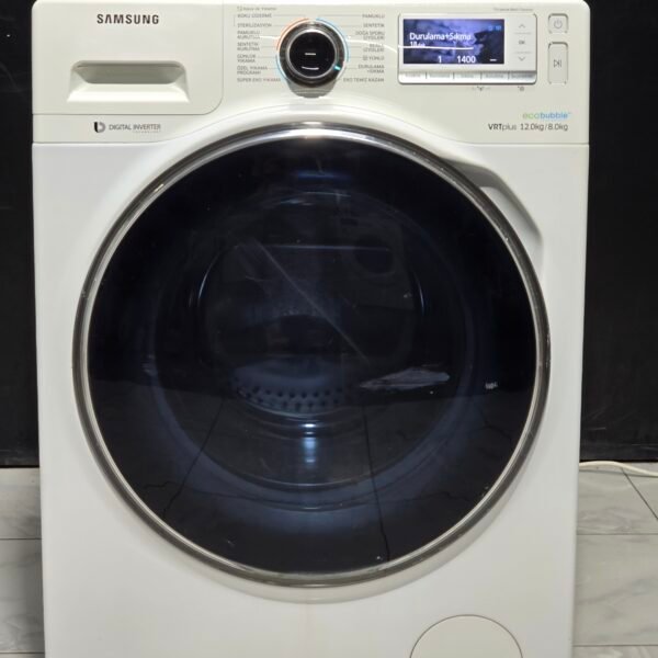 SAMSUNG A+++ ECO BUBBLE 12 KG 1400 DEVİR-8 KG KURUTMA