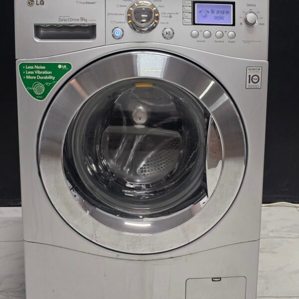LG A+++ GRİ 9 KG 1400 DEVİR