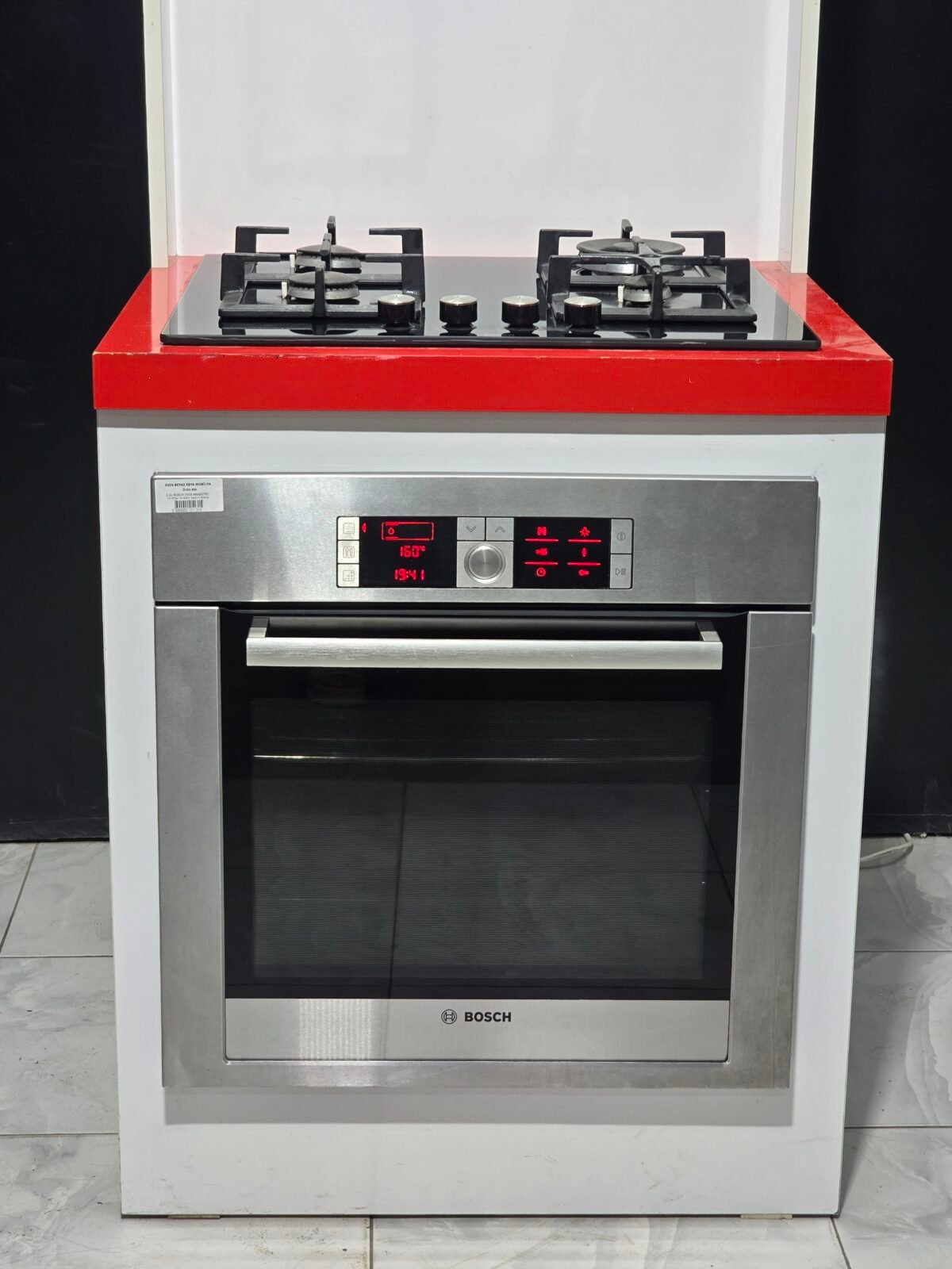 BOSCH A++ INOX ANKASTRE OCAK+ANKASTRE FIRIN - Görsel 1