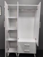 SİTİL WHITE 3 KAPAKLI AYNALI DOLAP - Görsel 2