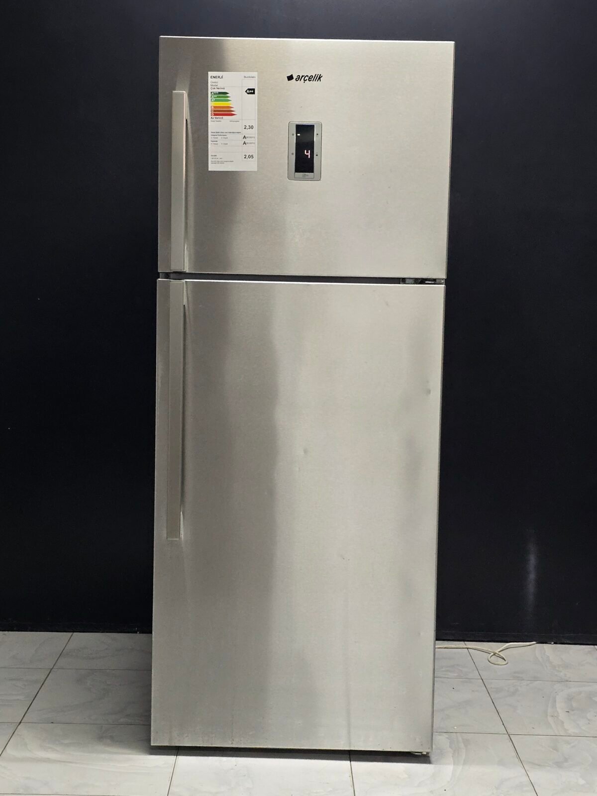 ARÇELİK A++ 560 LT, INOX YÜZEY*1 YIL GARANTİ*ADRESE TESLİM* - Görsel 1