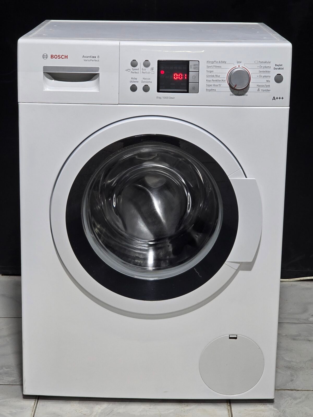 BOSCH AVANTIXX A+++ 8 KG 1000 DEVİR - Görsel 1