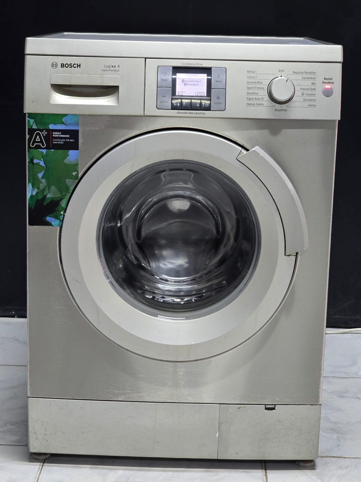 BOSCH LOGIXX A+ INOX 8 KG 1200 DEVİR - Görsel 1