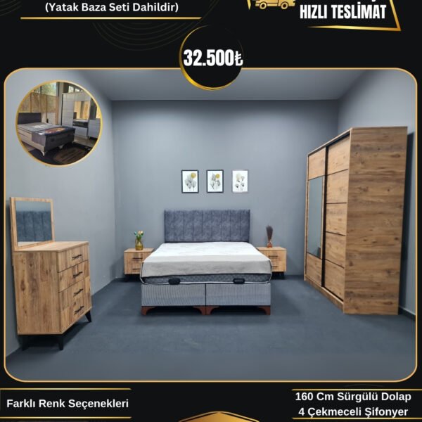 ALYANS ATLANTIC SÜRGÜLÜ YATAK ODASI TAKIMI