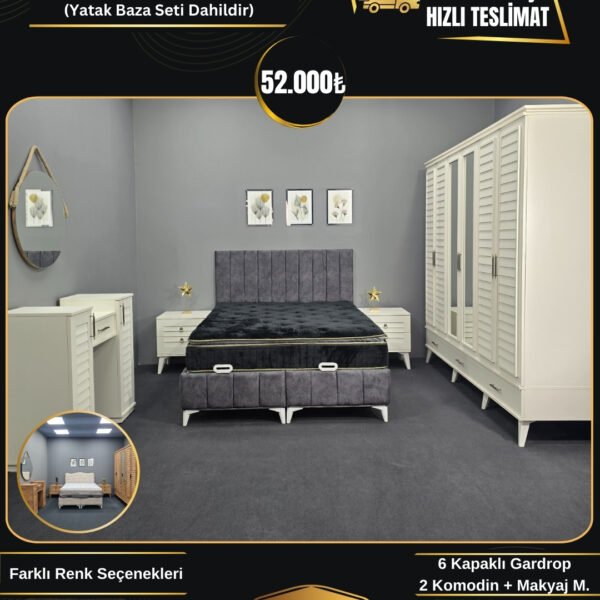 MEGA AYTAŞI SULTANA YATAK ODASI TAKIMI