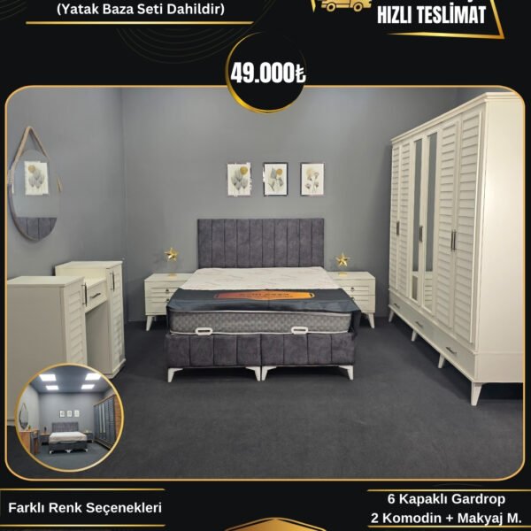 MEGA AYTAŞI YATAK ODASI TAKIMI