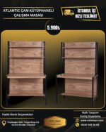 ATLANTIC ÇAM KÜTÜPHANELİ ÇALIŞMA MASASI