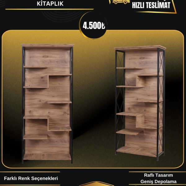 ATLANTIC ÇAM LABİRENT KİTAPLIK