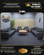 ZEYNEP ANTRASİT 3+3+1+1 KOLTUK TAKIMI