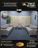 ZEYNEP KAHVERENGİ 3+3+1 KOLTUK TAKIMI