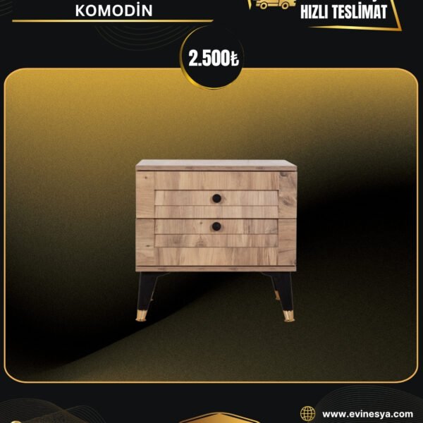 PANJURLU ÇAM KOMODİN