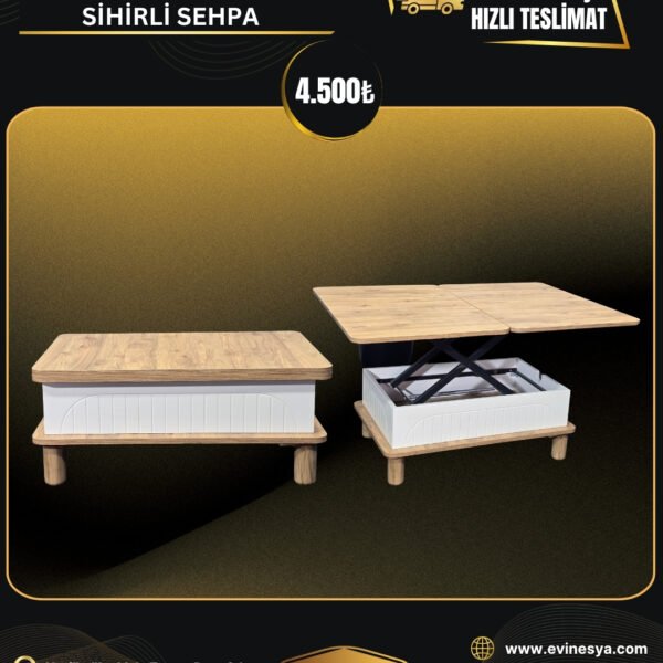 BOHEM MDF SİHİRLİ SEHPA
