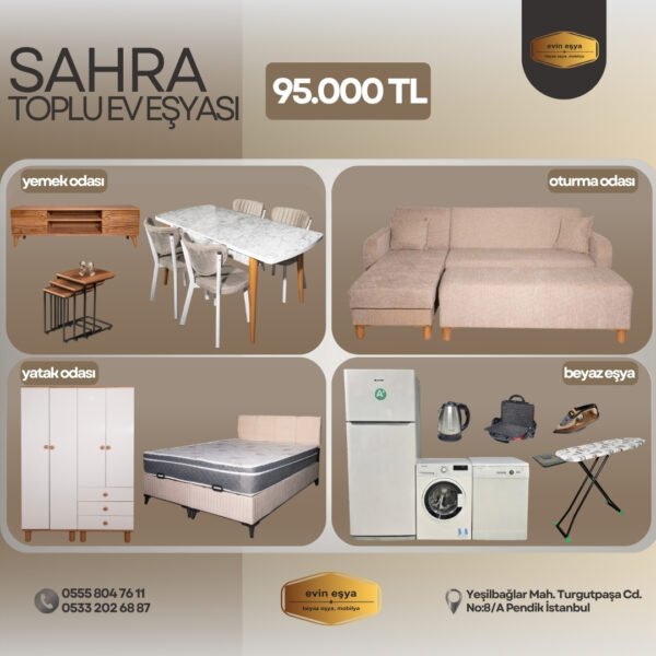 SAHRA TOPLU EV EŞYASI PAKETİ