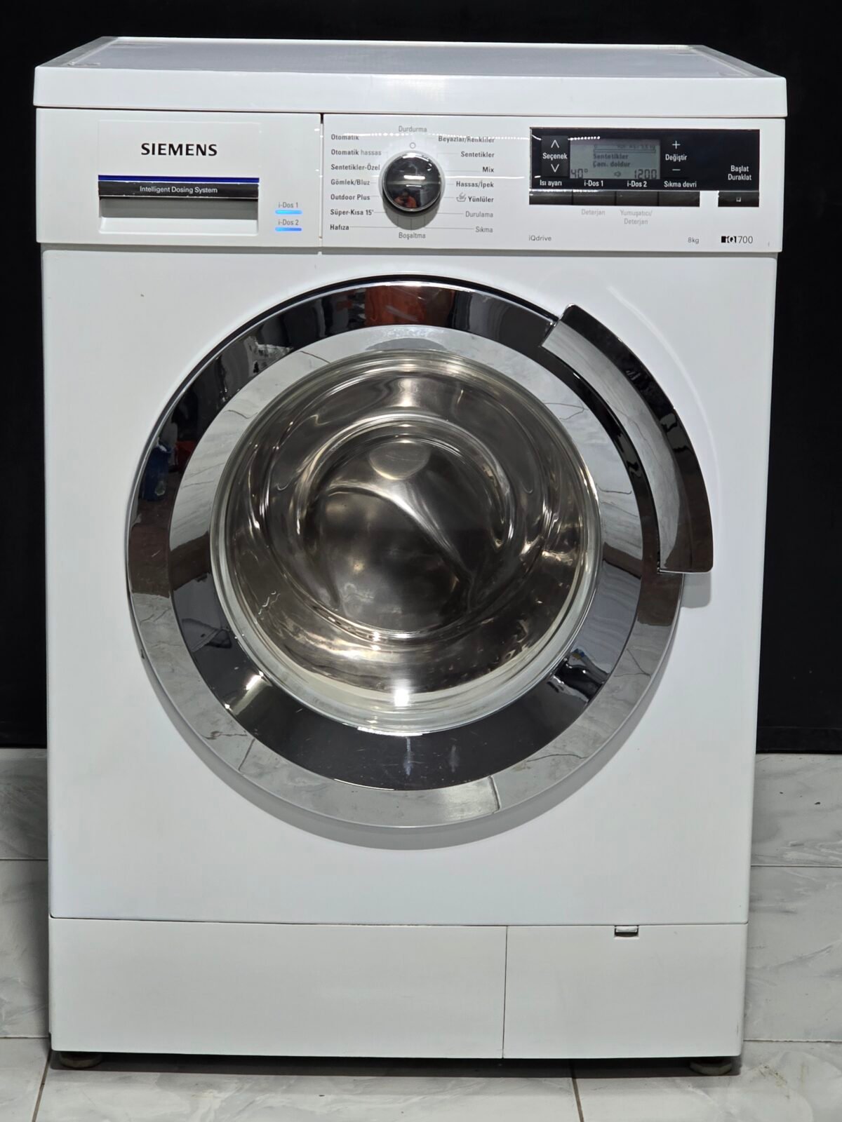 SIEMENS IQ SERİ I-DOS A+++ 8 KG 1200 DEVİR - Görsel 1