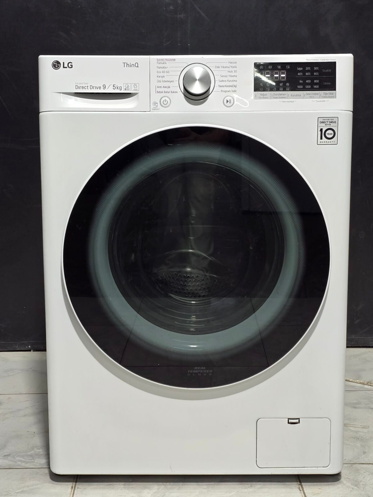 LG A+++ 9 KG 1400 DEVİR 5 KG KURUTMA - Görsel 1
