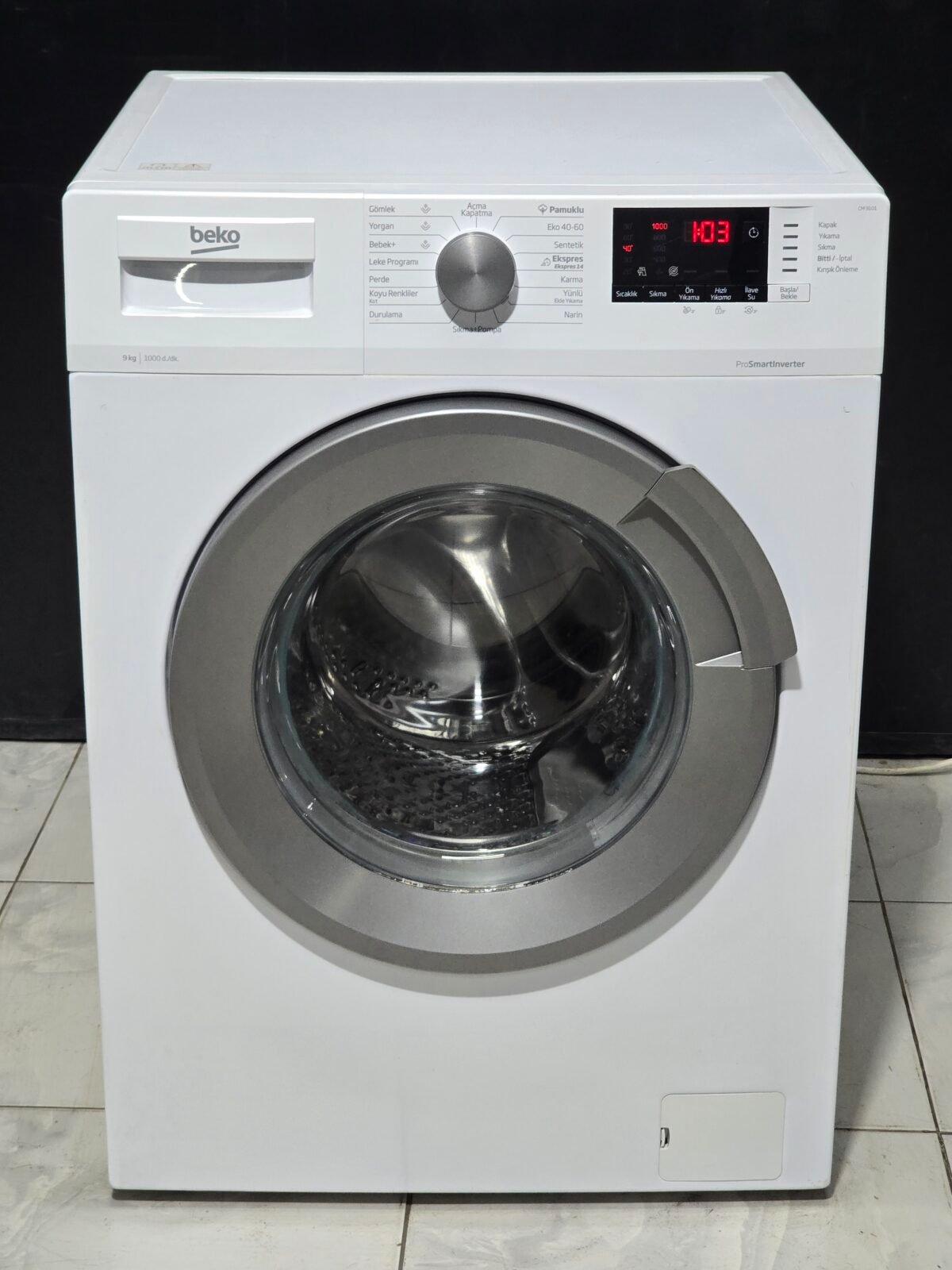 BEKO A+++ 9 KG 1000 DEVİR - Görsel 1