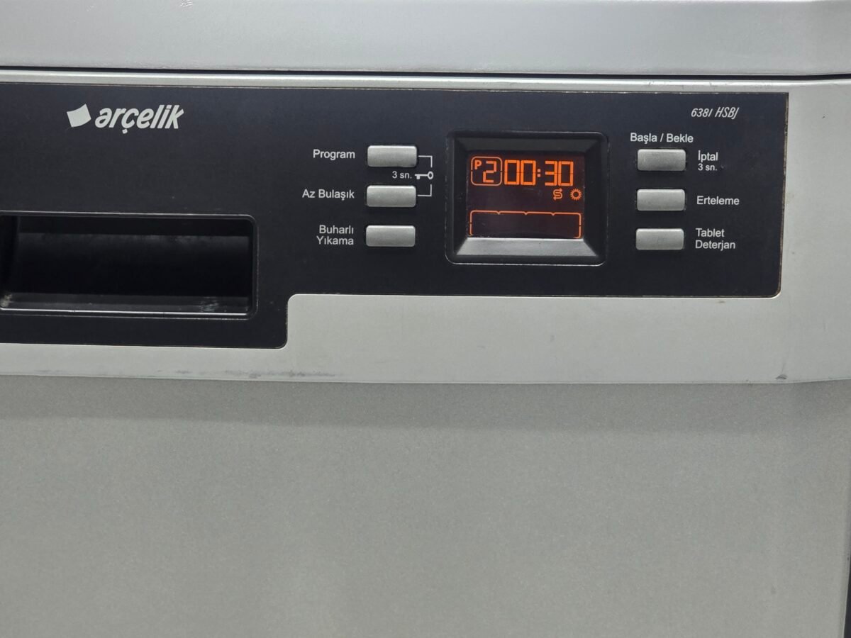 ARÇELİK A+ GRİ 8 PROG 3 SEPETLİ BULAŞIK MAKİNESİ - Görsel 3