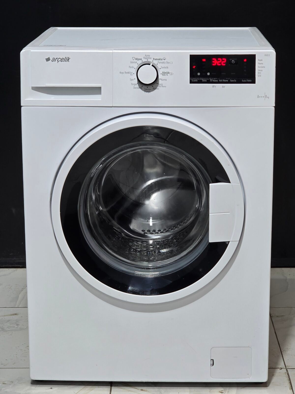 ARÇELİK A+++ 8 KG 1000 DEVİR - Görsel 1