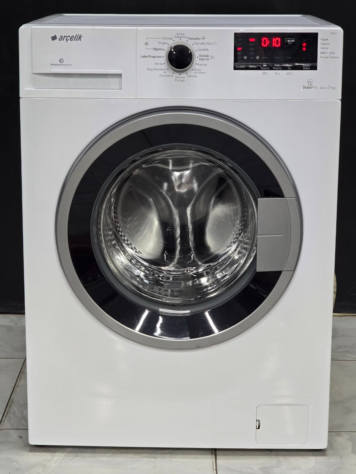 Arçelik A+++ 9 KG 1200 Devir Çamaşır Makinesi - Görsel 1