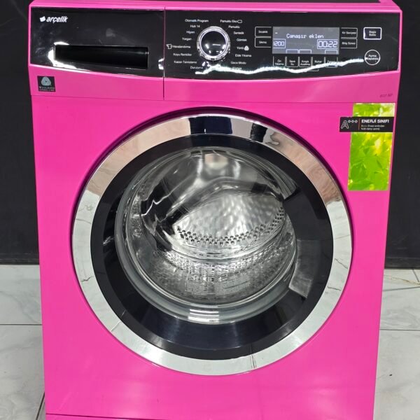 Arçelik A+++ Pembe In Love 8 KG 1200 Devir Çamaşır Makinesi