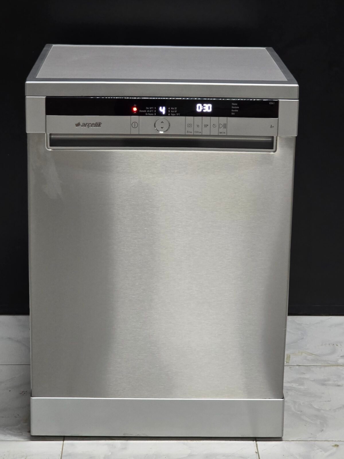 ARÇELİK A+ INOX PIYANO SERİ 6 PROG - Görsel 1