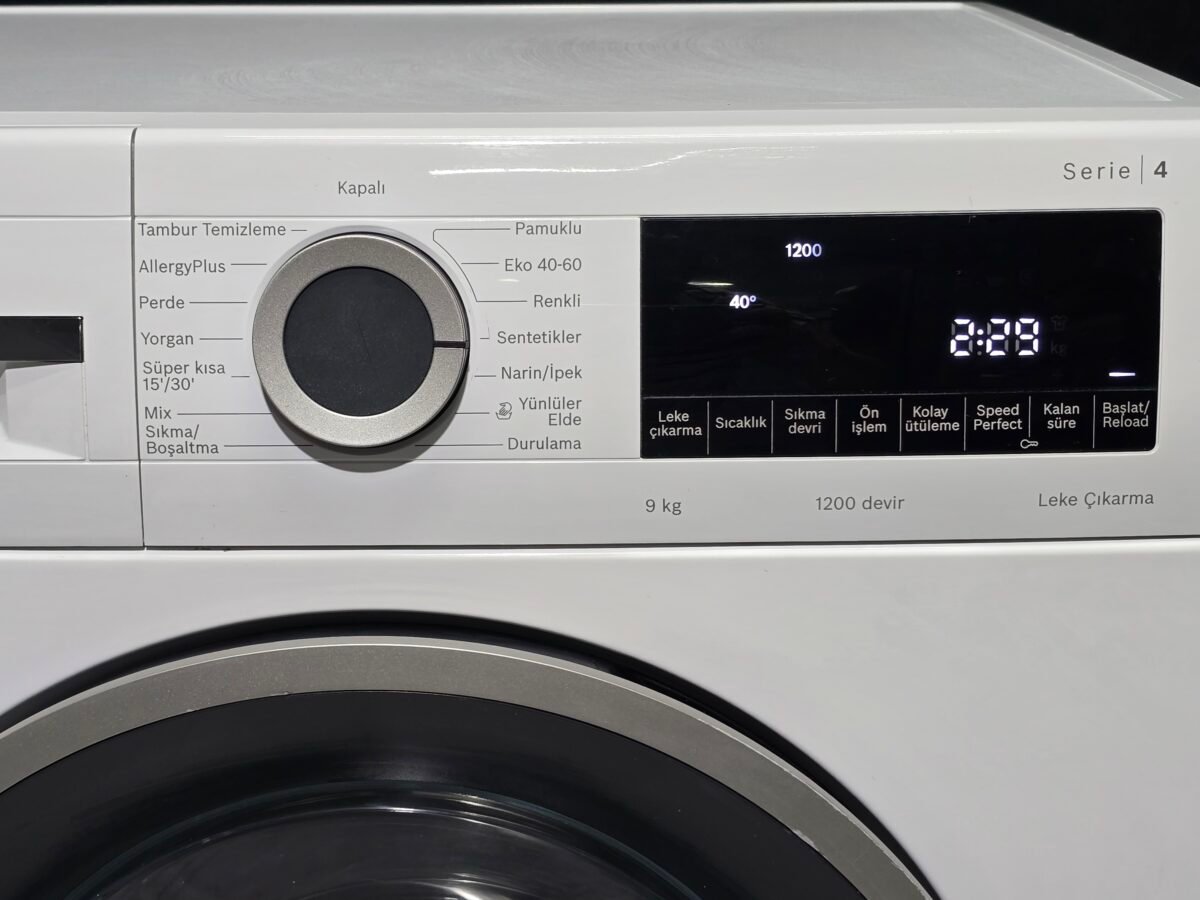 BOSCH SERİ 4 MODEL A+++ 9 KG 1200 DEVİR - Görsel 2