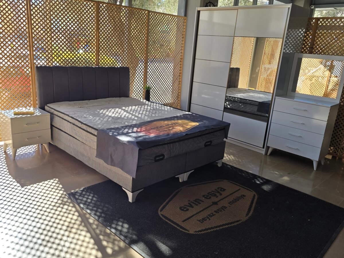 ALYANS WHITE SÜRGÜLÜ YATAK ODASI TAKIMI - Görsel 3