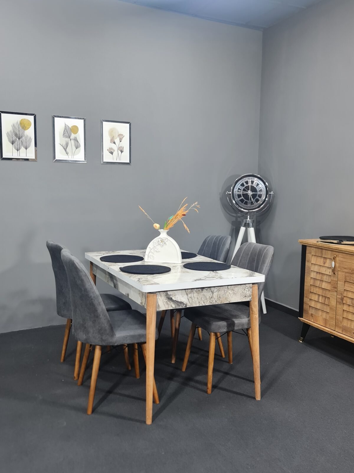 BERRAK 4 KİŞİLİK YEMEK ODASI TAKIMI - Görsel 11