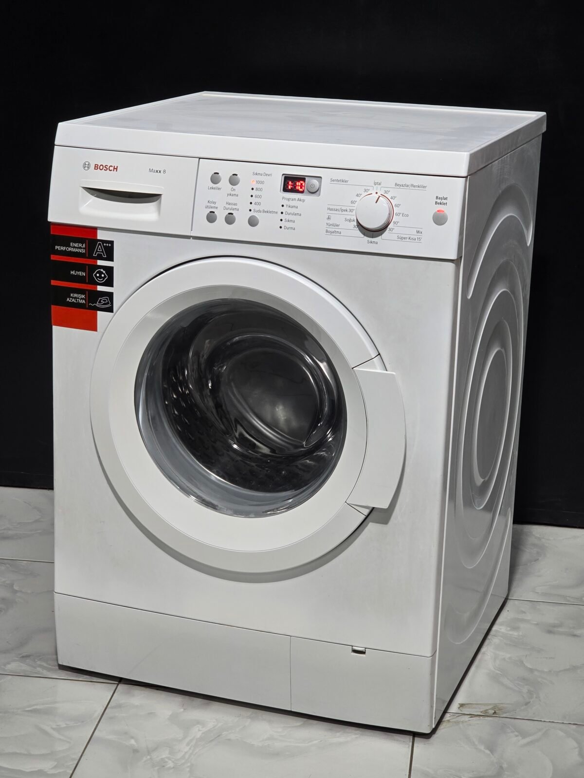 BOSCH MAXX A+++ 8 KG 1000 DEVİR - Görsel 2