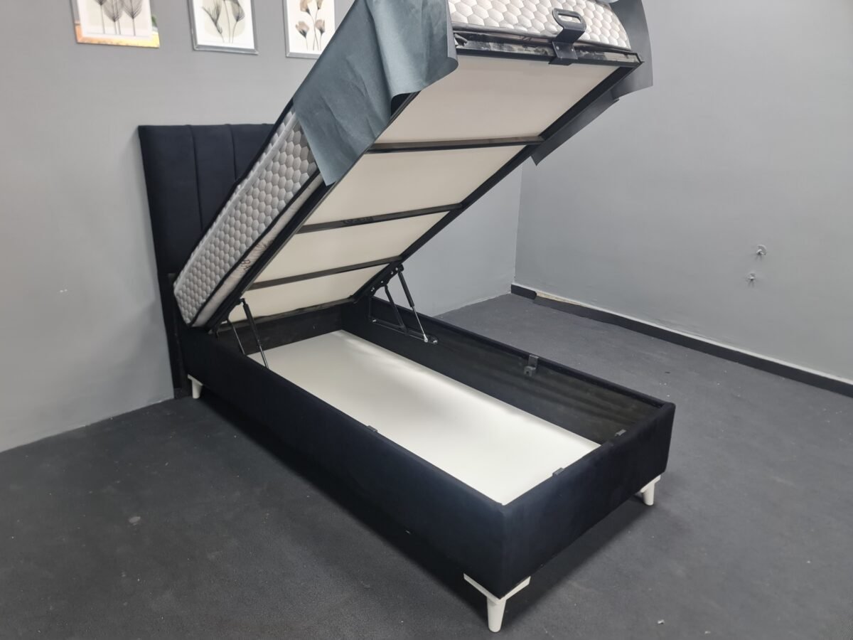 MAYA SİYAH 90X190 BAZA BAŞLIK - Görsel 4