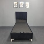 MAYA SİYAH 90X190 YATAK BAZA BAŞLIK - Görsel 4