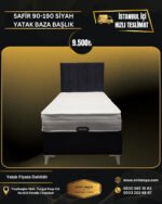 SAFİR SİYAH 90-190 YATAK BAZA BAŞLIK