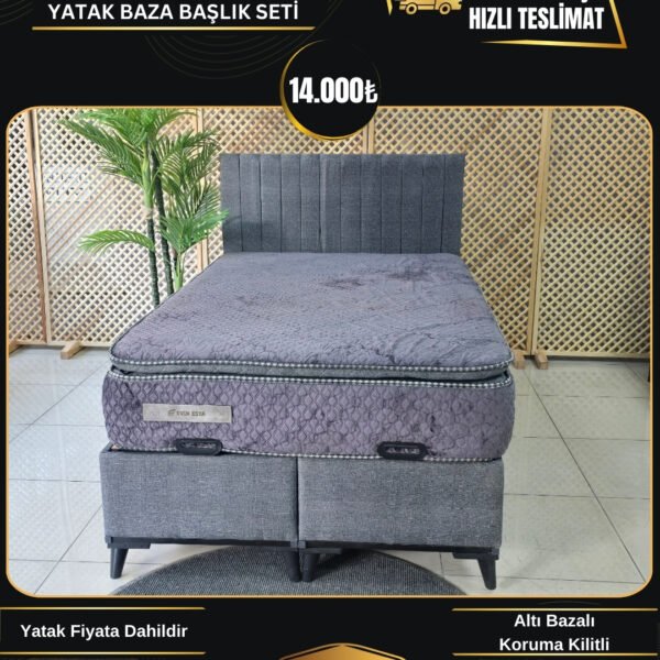 EVİN OSLO 120-200 YATAK BAZA BAŞLIK SETİ