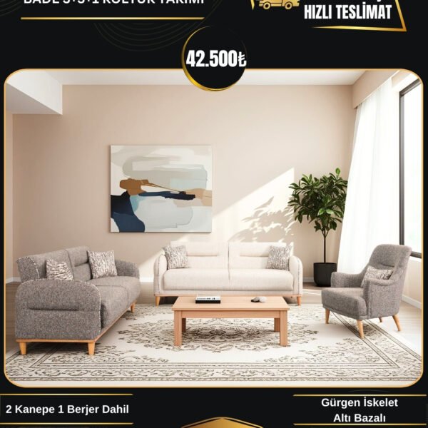 BADE 3+3+1 KOLTUK TAKIMI