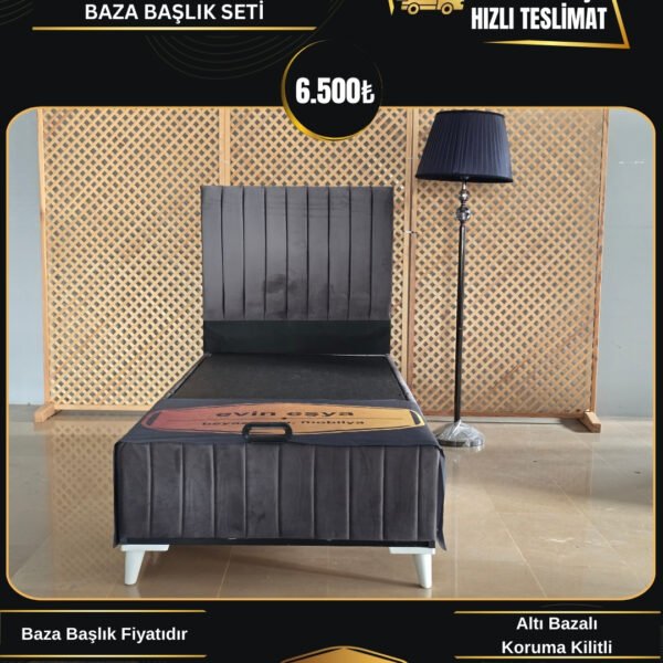 LUNA GRİ 90-190 BAZA BAŞLIK SETİ