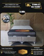 OSLO KREM 150-200 YATAK BAZA BAŞLIK SETİ