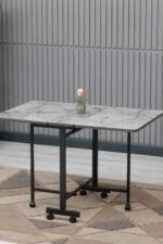 TEKERLEKLİ KATLANIR MASA - Görsel 2